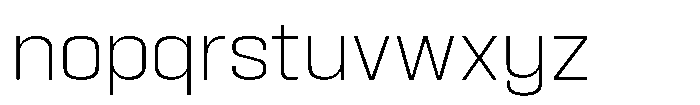 HD Corbit Extra Light Font LOWERCASE