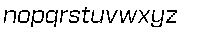 HD Corbit Light Italic Font LOWERCASE