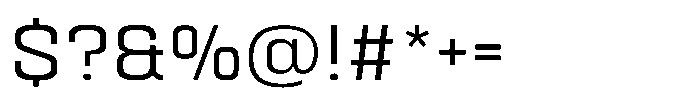 HD Corbit Light Font OTHER CHARS