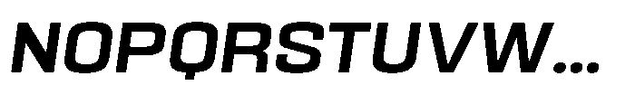 HD Corbit Medium Italic Font UPPERCASE