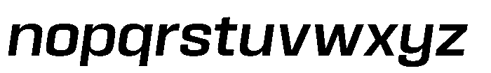 HD Corbit Medium Italic Font LOWERCASE