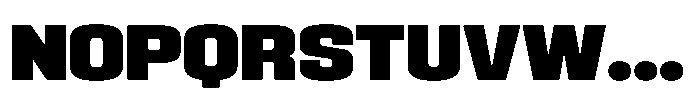 HD Corbit Narrow Black Font UPPERCASE