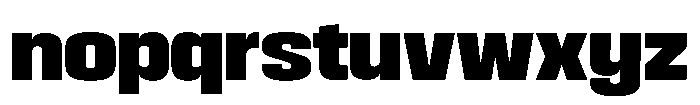 HD Corbit Narrow Black Font LOWERCASE