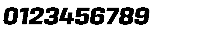 HD Corbit Narrow Bold Italic Font OTHER CHARS