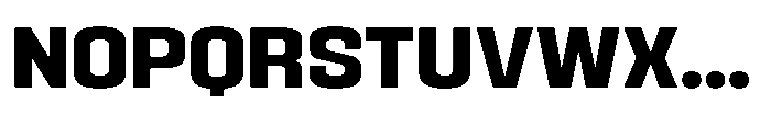 HD Corbit Narrow Bold Font UPPERCASE