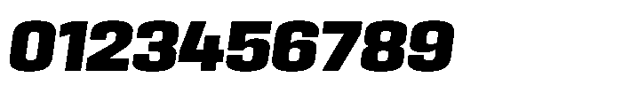 HD Corbit Narrow Extra Bold Italic Font OTHER CHARS