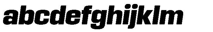 HD Corbit Narrow Extra Bold Italic FONT