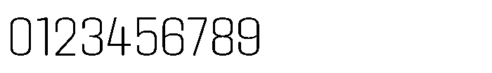 HD Corbit Narrow Extra Light Font OTHER CHARS