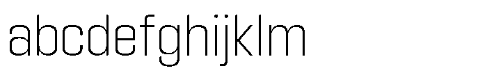 HD Corbit Narrow Extra Light FONT