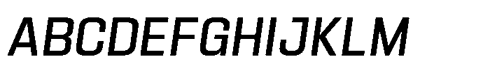 HD Corbit Narrow Italic Font UPPERCASE