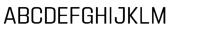 HD Corbit Narrow Light Font UPPERCASE
