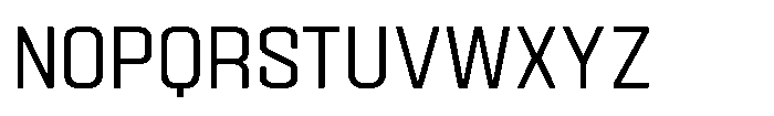 HD Corbit Narrow Light Font UPPERCASE