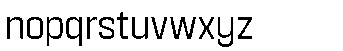 HD Corbit Narrow Light Font LOWERCASE
