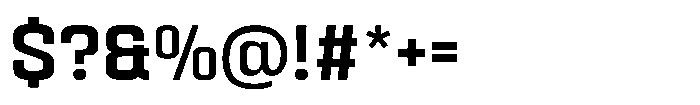 HD Corbit Narrow Medium Font OTHER CHARS