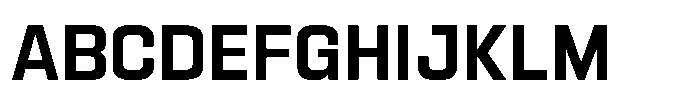HD Corbit Narrow Medium Font UPPERCASE