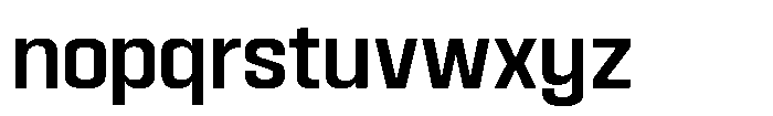 HD Corbit Narrow Medium Font LOWERCASE