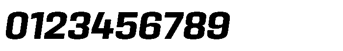 HD Corbit Narrow Semi Bold Italic Font OTHER CHARS