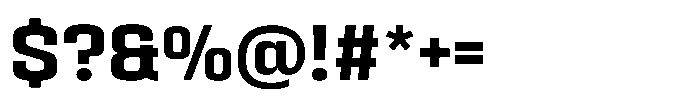 HD Corbit Narrow Semi Bold Font OTHER CHARS