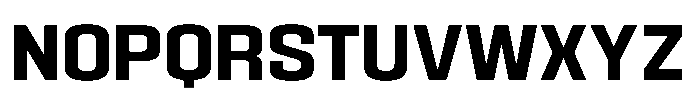 HD Corbit Narrow Semi Bold Font UPPERCASE