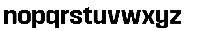 HD Corbit Narrow Semi Bold Font LOWERCASE
