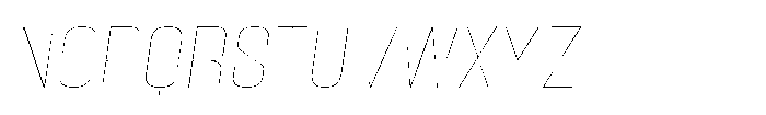 HD Corbit Narrow Thin Italic Font UPPERCASE