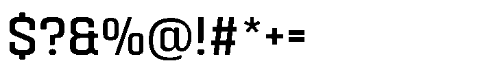 HD Corbit Narrow Font OTHER CHARS