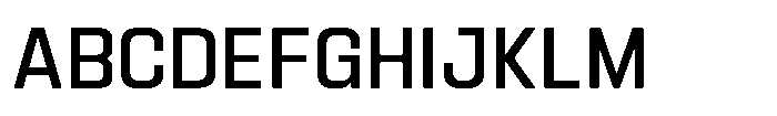 HD Corbit Narrow Font UPPERCASE