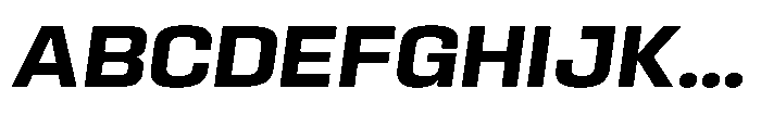 HD Corbit Semi Bold Italic Font UPPERCASE