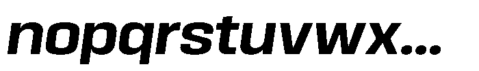 HD Corbit Semi Bold Italic Font LOWERCASE