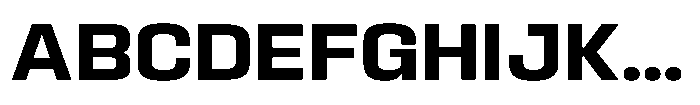 HD Corbit Semi Bold Font UPPERCASE