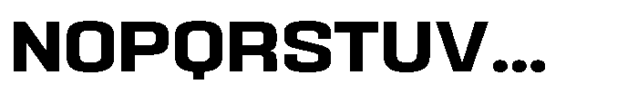 HD Corbit Semi Bold Font UPPERCASE