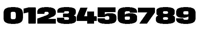 HD Corbit Semi Expanded Black Font OTHER CHARS