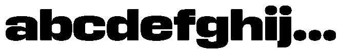 HD Corbit Semi Expanded Black FONT
