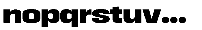HD Corbit Semi Expanded Black Font LOWERCASE