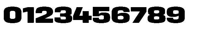 HD Corbit Semi Expanded Extra Bold Font OTHER CHARS