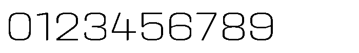 HD Corbit Semi Expanded Extra Light Font OTHER CHARS