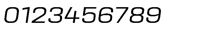 HD Corbit Semi Expanded Light Italic Font OTHER CHARS
