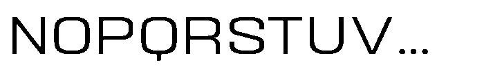 HD Corbit Semi Expanded Light Font UPPERCASE