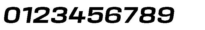 HD Corbit Semi Expanded Medium Italic Font OTHER CHARS