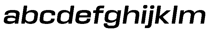 HD Corbit Semi Expanded Medium Italic FONT