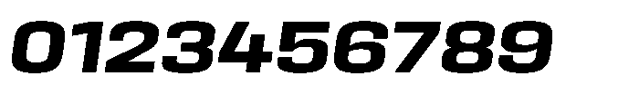 HD Corbit Semi Expanded Semi Bold Italic Font OTHER CHARS