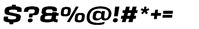 HD Corbit Semi Expanded Semi Bold Italic Font OTHER CHARS