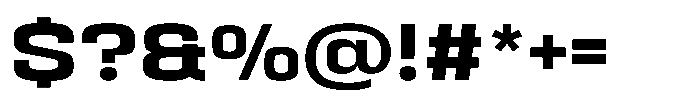 HD Corbit Semi Expanded Semi Bold Font OTHER CHARS