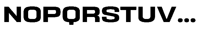 HD Corbit Semi Expanded Semi Bold Font UPPERCASE