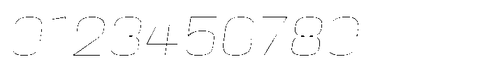 HD Corbit Semi Expanded Thin Italic Font OTHER CHARS