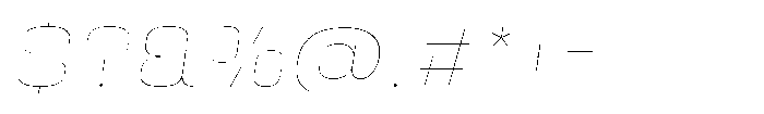 HD Corbit Semi Expanded Thin Italic Font OTHER CHARS