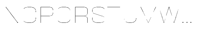 HD Corbit Semi Expanded Thin Font UPPERCASE