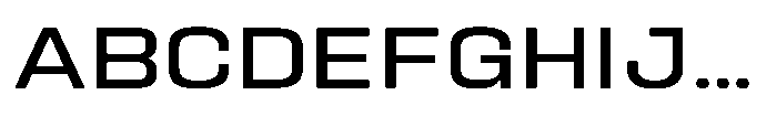 HD Corbit Semi Expanded Font UPPERCASE