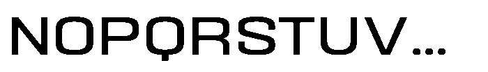 HD Corbit Semi Expanded Font UPPERCASE