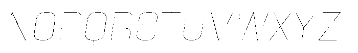 HD Corbit Thin Italic Font UPPERCASE